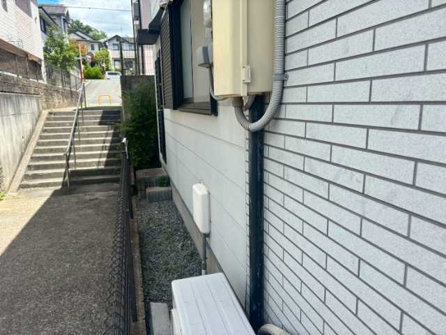 建物側面の外壁確認